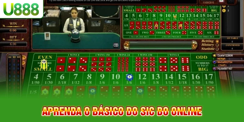 Aprenda o básico do Sic Bo online