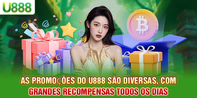 As promoções do U888 são diversas, com grandes recompensas todos os dias As promoções do U888 são diversas, com grandes recompensas todos os dias