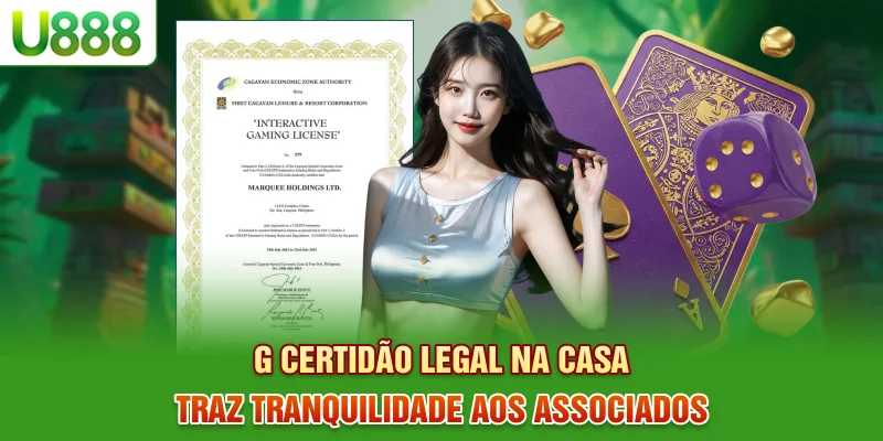 G Certidão legal na casa traz tranquilidade aos associados