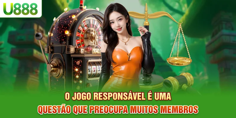 Jogue com responsabilidade é uma questão que preocupa muitos membros Jogue com responsabilidade é uma questão que preocupa muitos membros