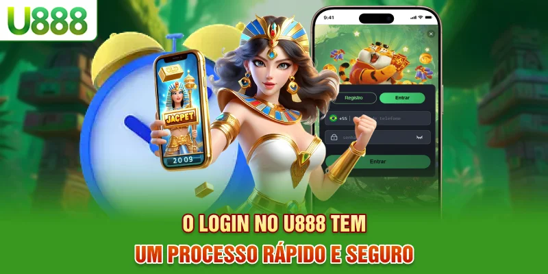 Fazer login no U888 tem um processo rápido e seguro