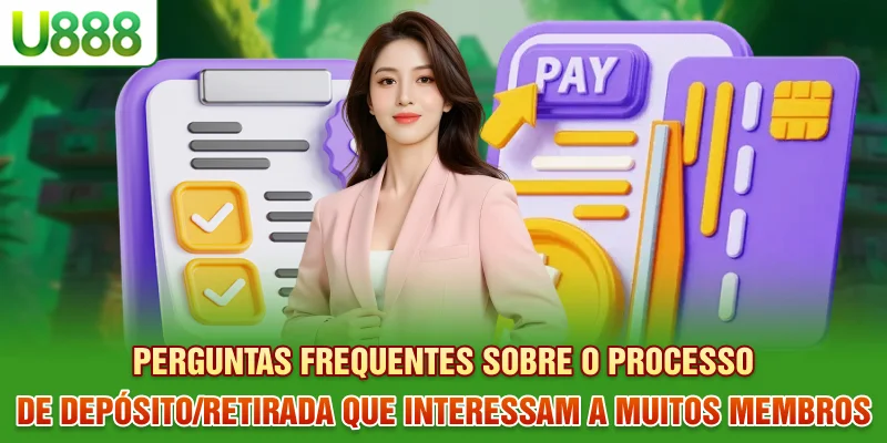Perguntas frequentes sobre o processo de depósito/retirada que interessam a muitos membros