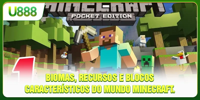 Biomas, recursos e blocos característicos do mundo Minecraft