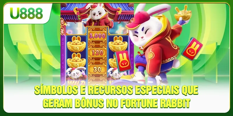 Símbolos e recursos especiais que geram bônus no Fortune Rabbit