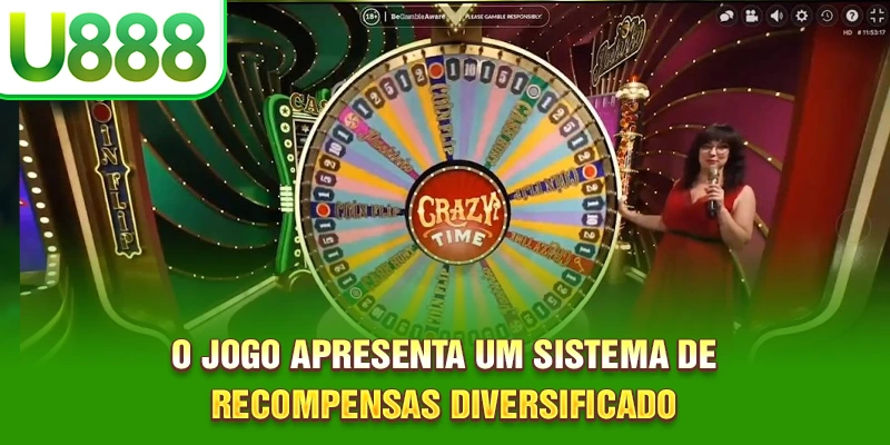 O jogo apresenta um sistema de recompensas diversificado O jogo apresenta um sistema de recompensas diversificado
